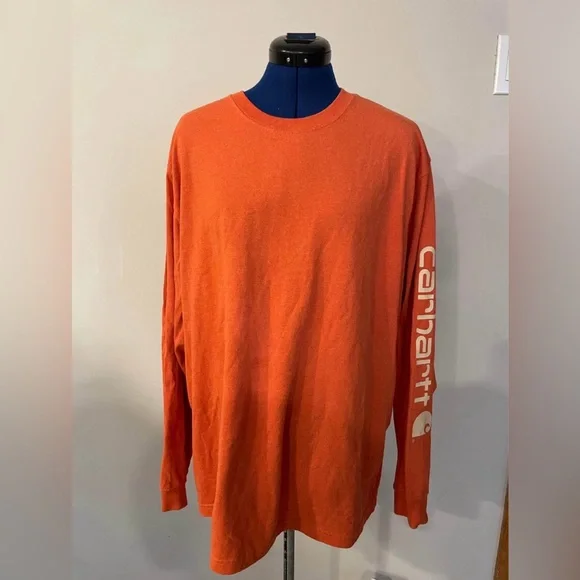 Men’s Carhartt Loose Fit Heavyweight Long-sleeve Graphic T-Shirt - Picture 2 of 5